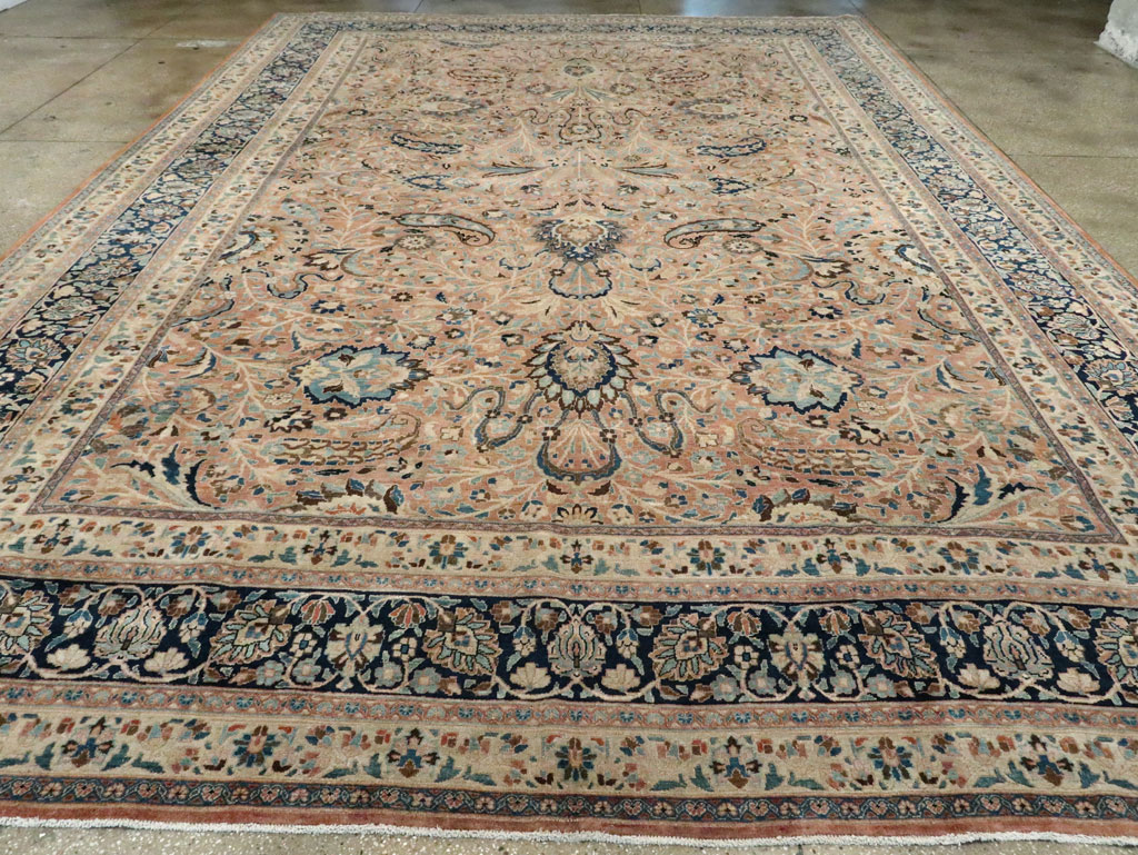 Antique Persian Mashad Large Room Size Carpet, No.19118 - Gsblank