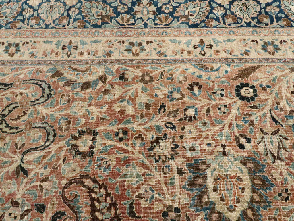 Antique Persian Mashad Large Room Size Carpet, No.19118 - Gsblank