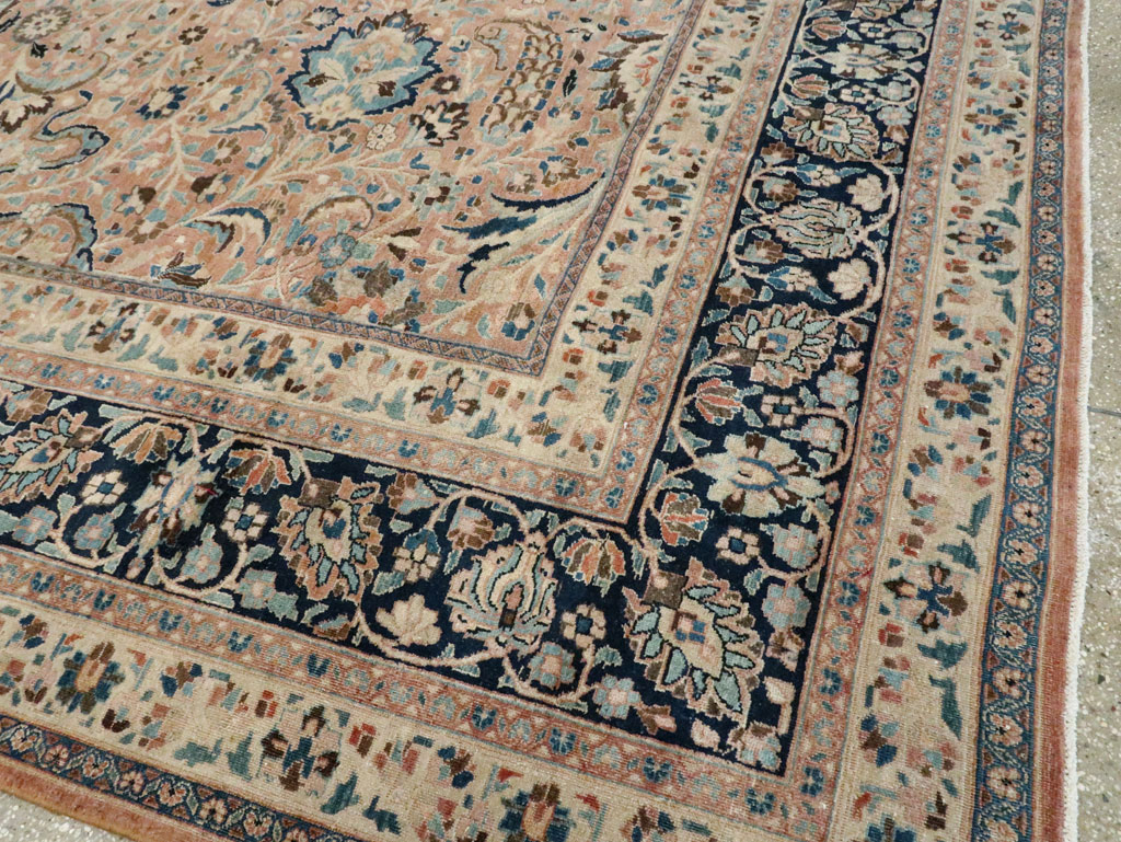 Antique Persian Mashad Large Room Size Carpet, No.19118 - Gsblank