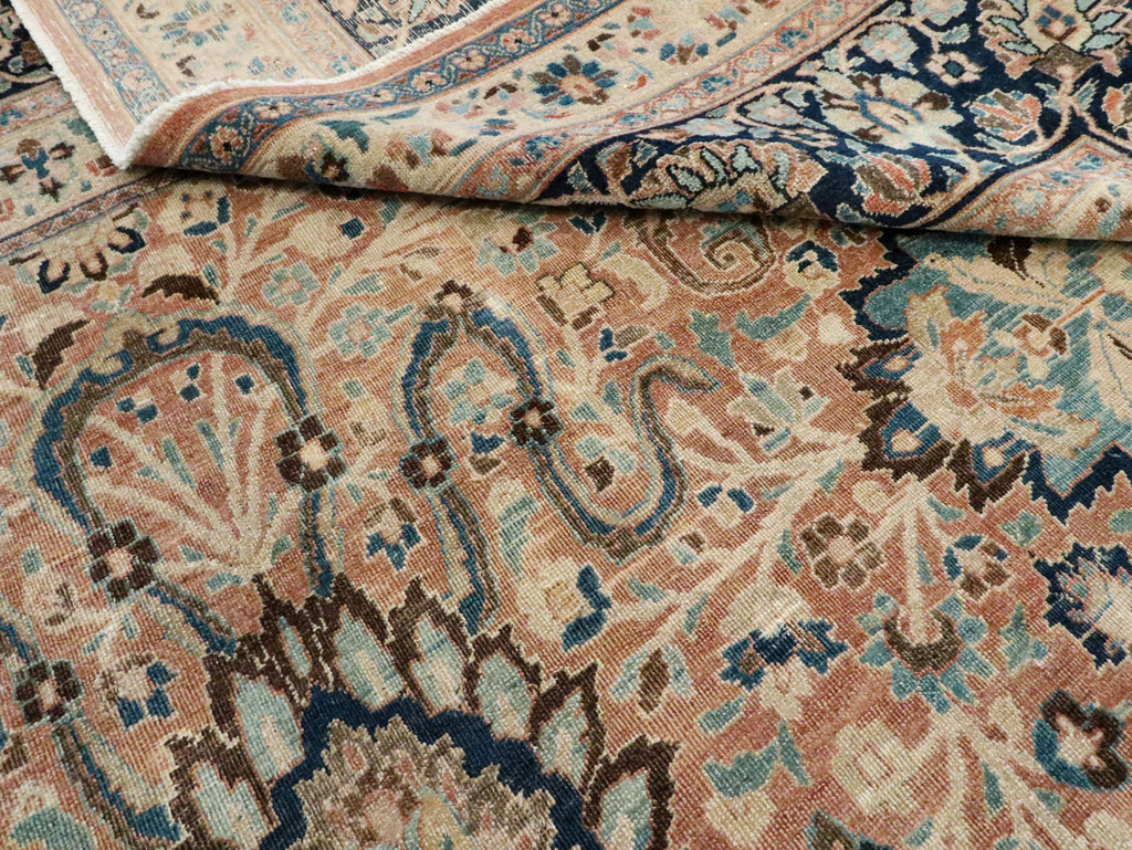 Antique Persian Mashad Large Room Size Carpet, No.19118 - Gsblank