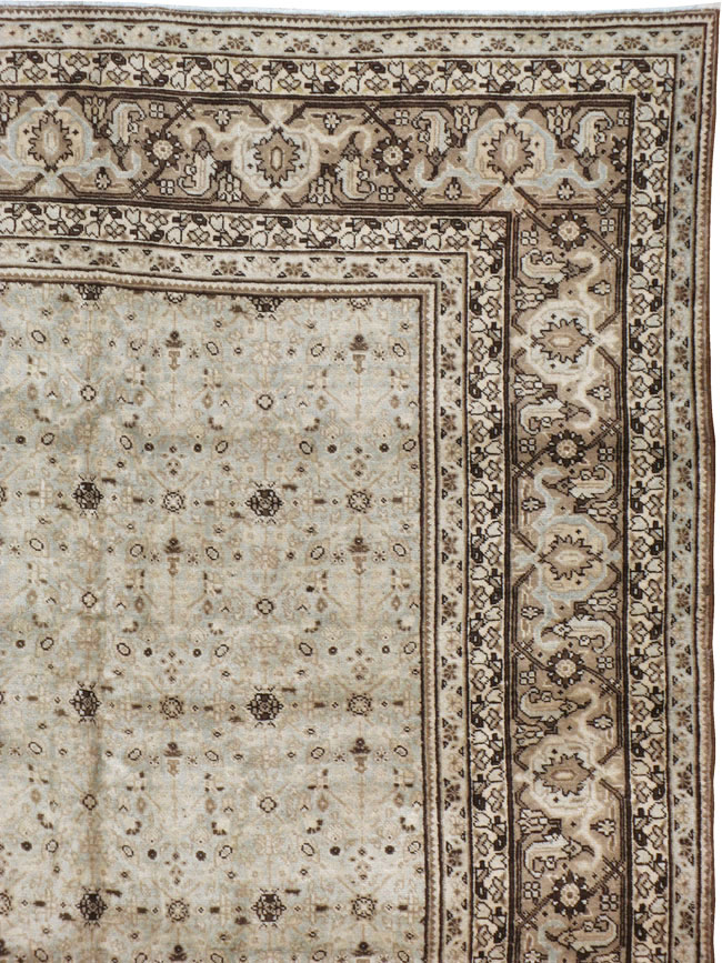 Antique Persian Tabriz Carpet, No.19156 - Gsblank