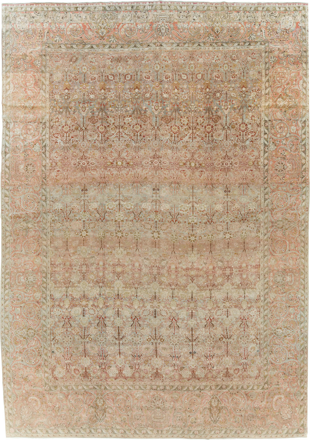 Antique Persian Isfahan Large Room Size Carpet, No.19160 - Gsblank