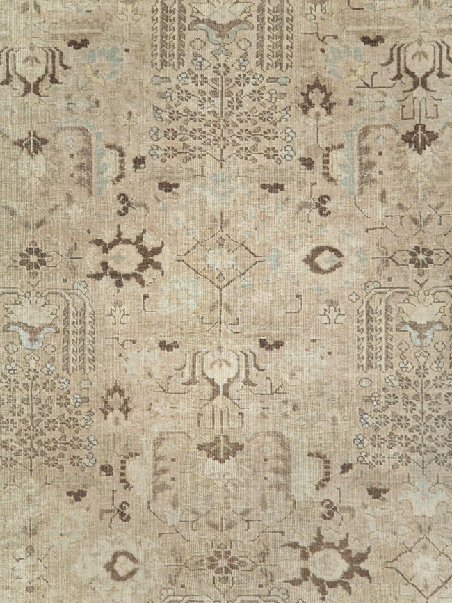 Vintage Persian Tabriz Small Room Size Carpet, No.19171 - Gsblank