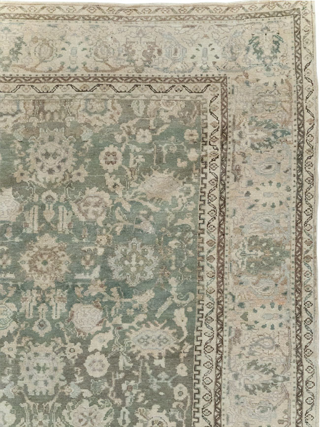 Vintage Persian Malayer Room Size Carpet, No.19172 - Gsblank