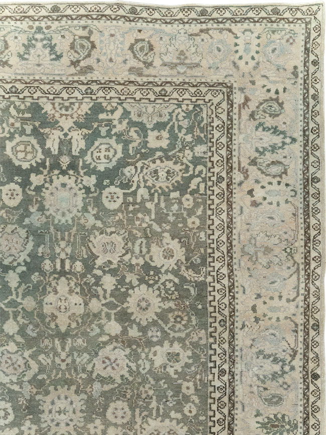 Vintage Persian Malayer Room Size Carpet, No.19172 - Gsblank
