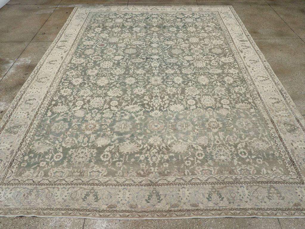 Vintage Persian Malayer Room Size Carpet, No.19172 - Gsblank