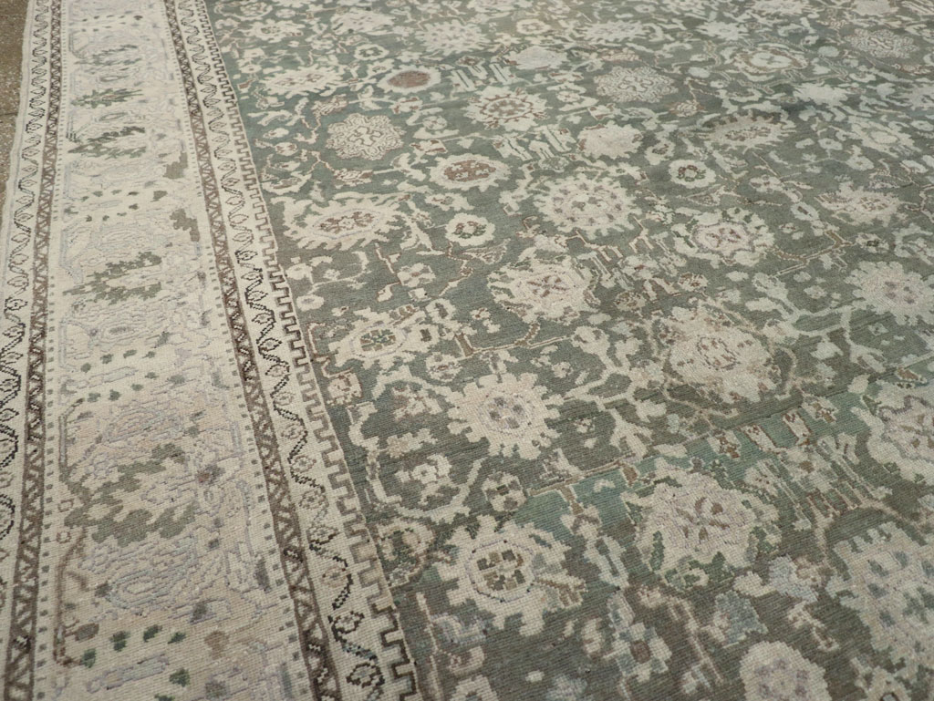 Vintage Persian Malayer Room Size Carpet, No.19172 - Gsblank
