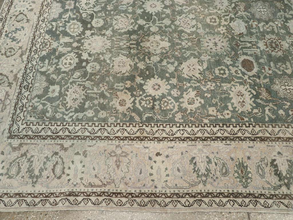 Vintage Persian Malayer Room Size Carpet, No.19172 - Gsblank