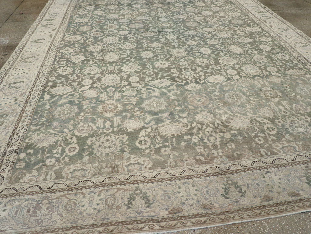 Vintage Persian Malayer Room Size Carpet, No.19172 - Gsblank