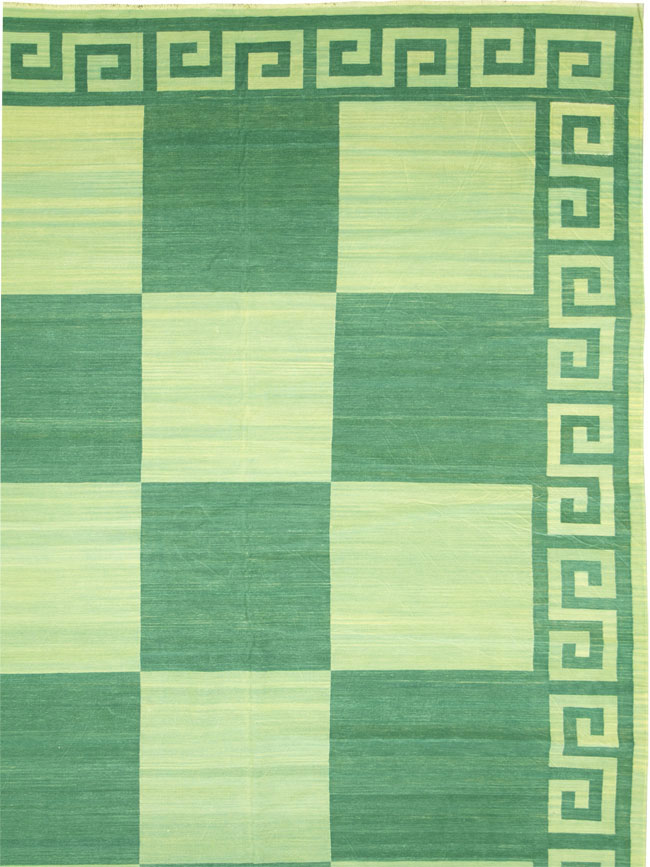 Vintage Indian Dhurrie Carpet, No.19189 - Gsblank