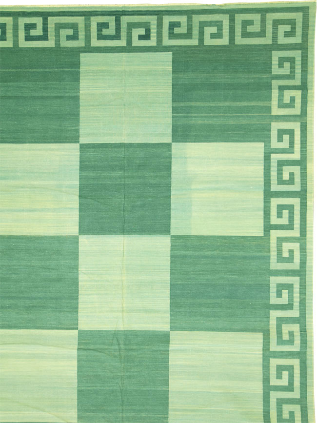 Vintage Indian Dhurrie Carpet, No.19189 - Gsblank