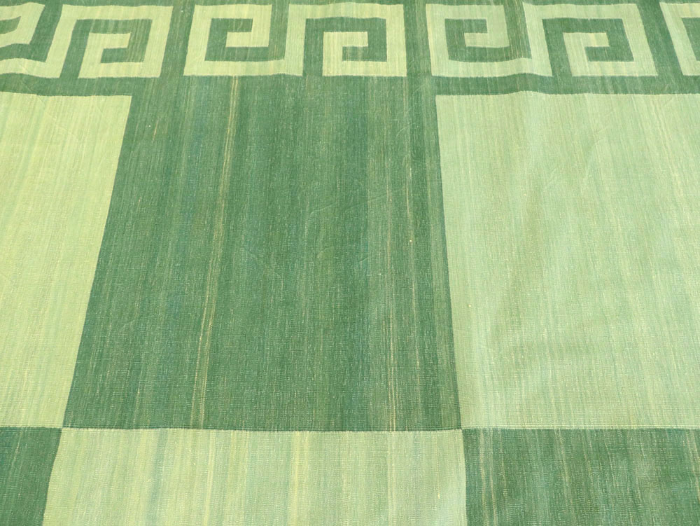 Vintage Indian Dhurrie Carpet, No.19189 - Gsblank