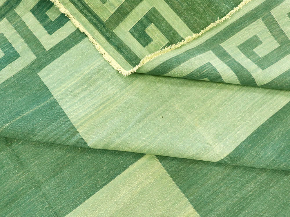 Vintage Indian Dhurrie Carpet, No.19189 - Gsblank