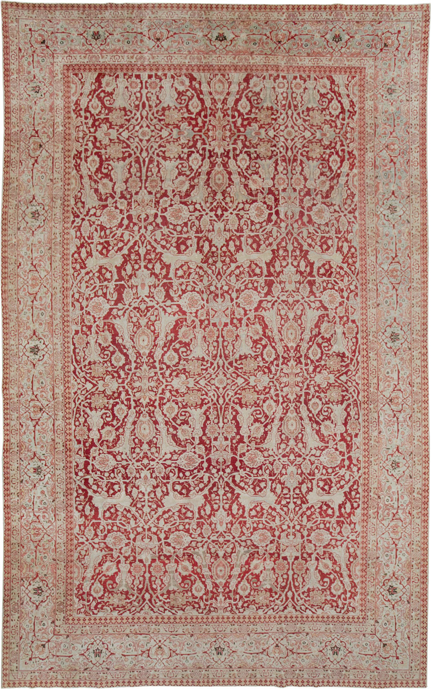 Antique Persian Tabriz Carpet, No.19199 - Gsblank