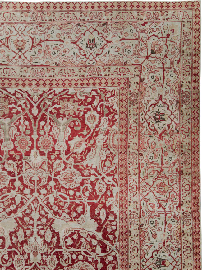 Antique Persian Tabriz Carpet, No.19199 - Gsblank