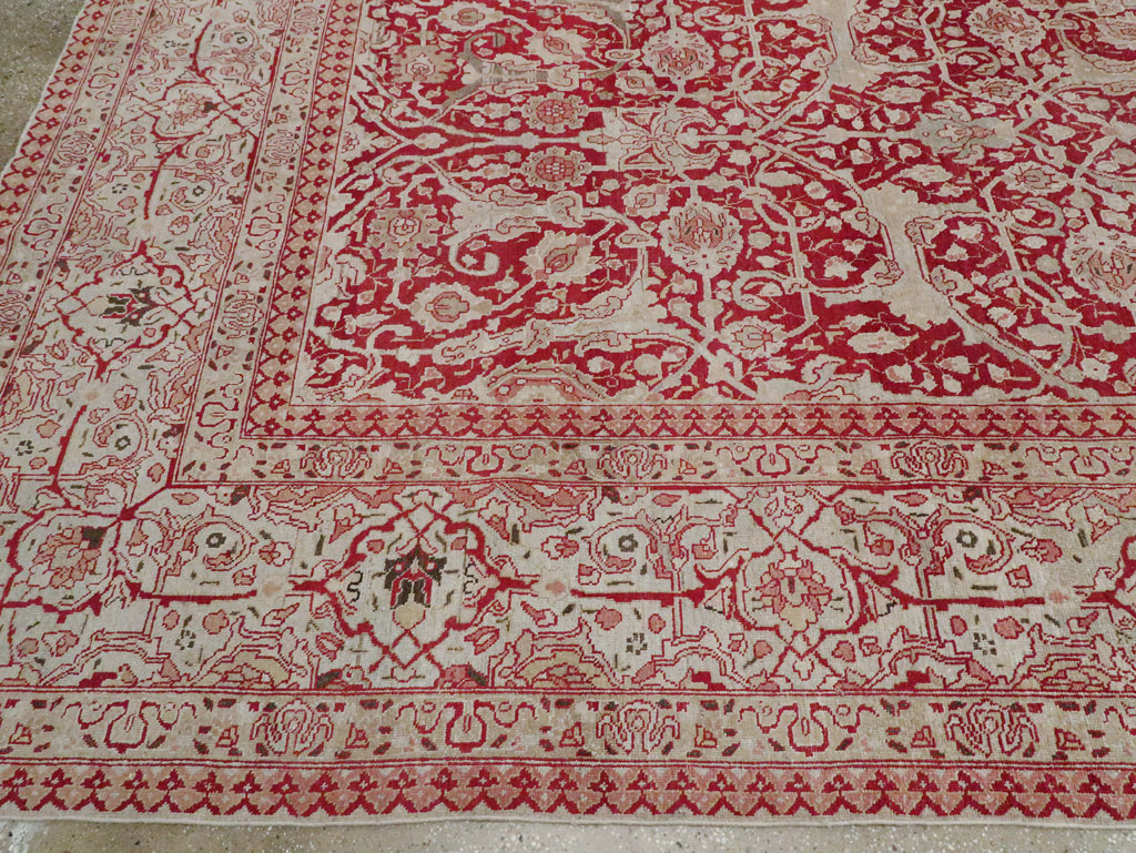 Antique Persian Tabriz Carpet, No.19199 - Gsblank