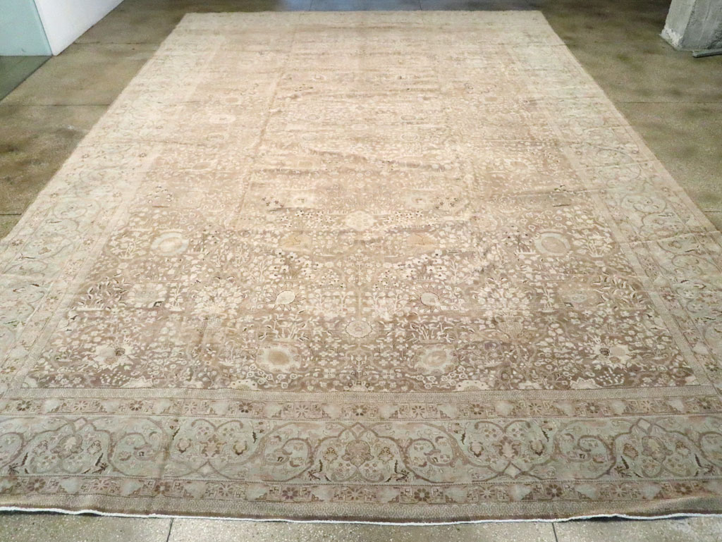 Antique Persian Tabriz Carpet, No.19200 - Gsblank