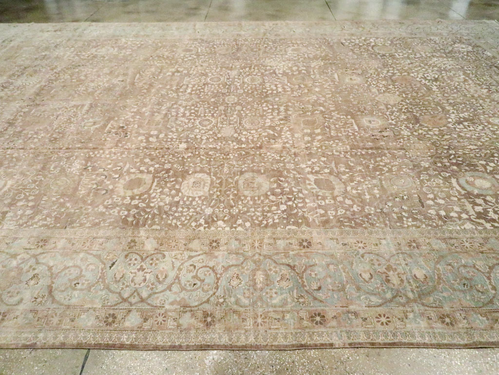 Antique Persian Tabriz Carpet, No.19200 - Gsblank