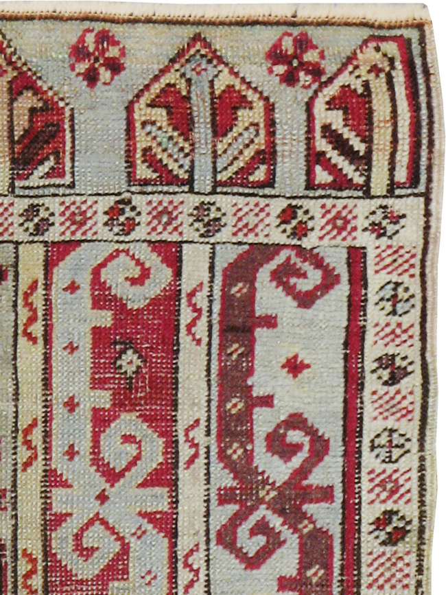 Antique Turkish Ghiordes Rug, No.19201 - Gsblank