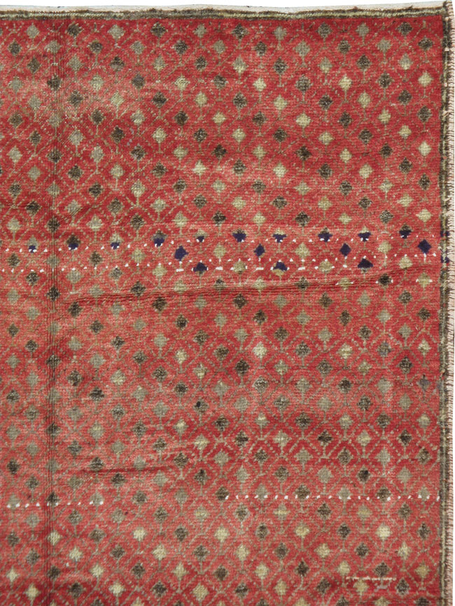 Vintage Turkish Anatolian Gallery Carpet, No.19216 - Gsblank