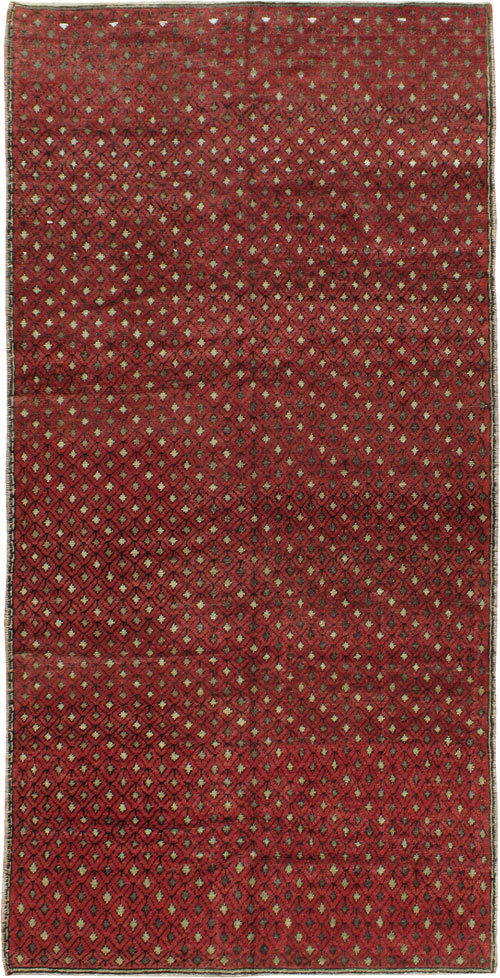 Vintage Turkish Anatolian Gallery Carpet, No.19219 - Gsblank