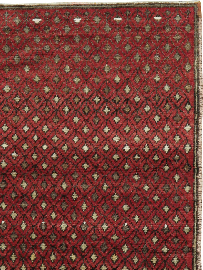 Vintage Turkish Anatolian Gallery Carpet, No.19219 - Gsblank