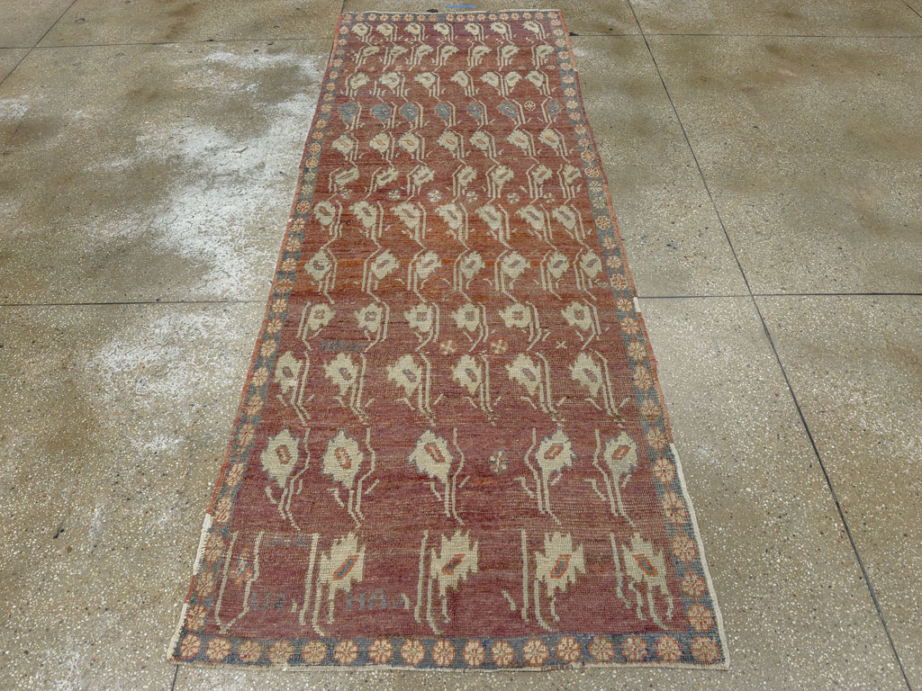 Vintage Turkish Anatolian Small Runner, No.19224 - Gsblank