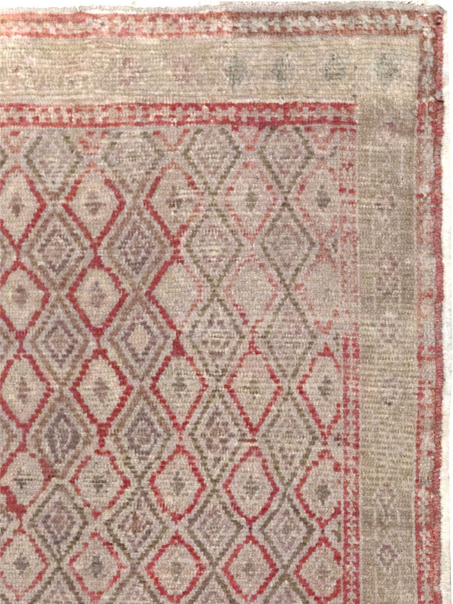 Vintage Turkish Anatolian Short Runner, No.19236 - Gsblank