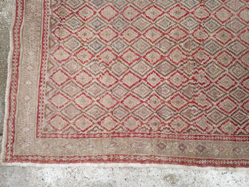 Vintage Turkish Anatolian Short Runner, No.19236 - Gsblank