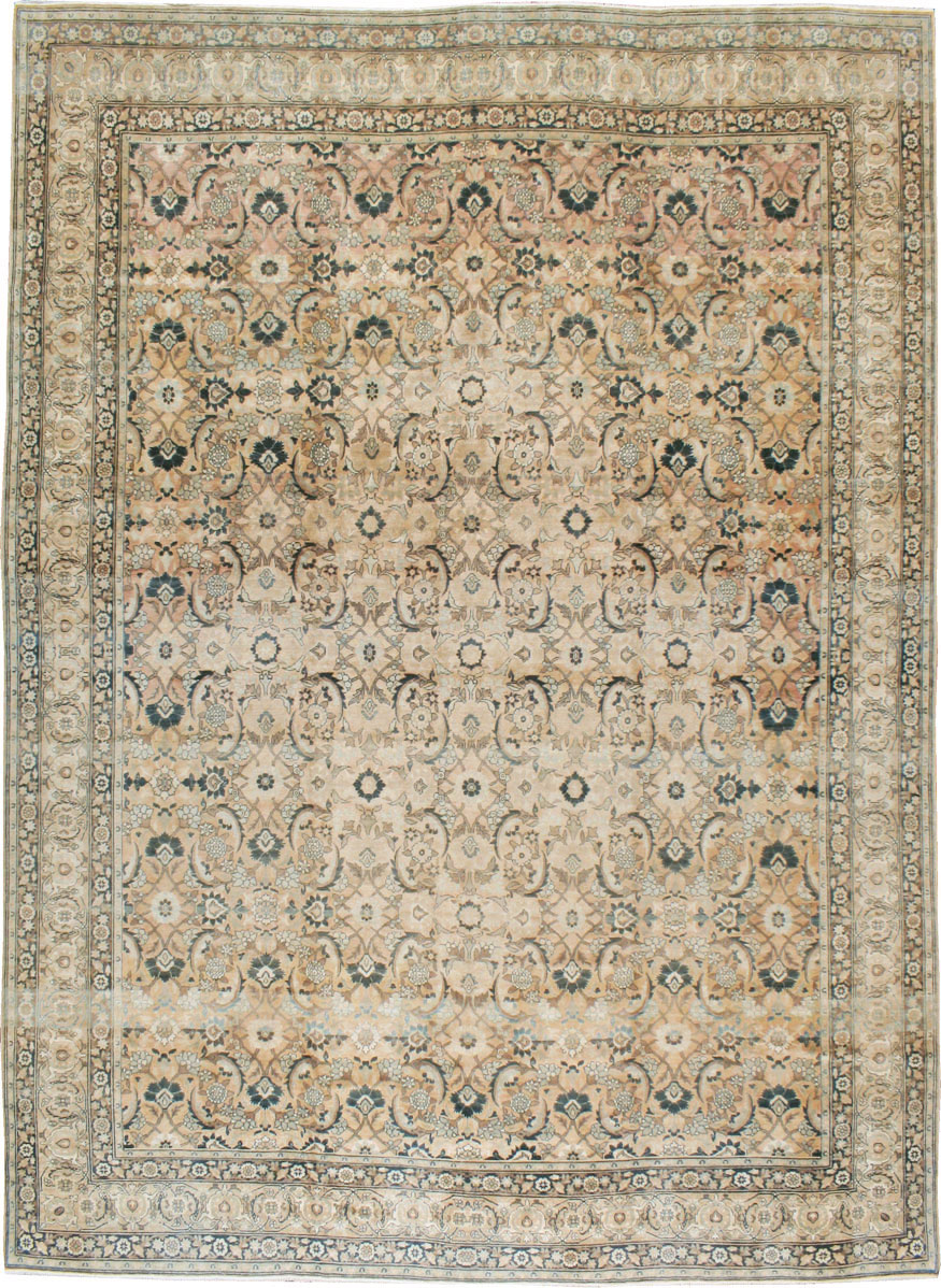 Antique Persian Lavar Kerman Carpet, No.19237 - Gsblank