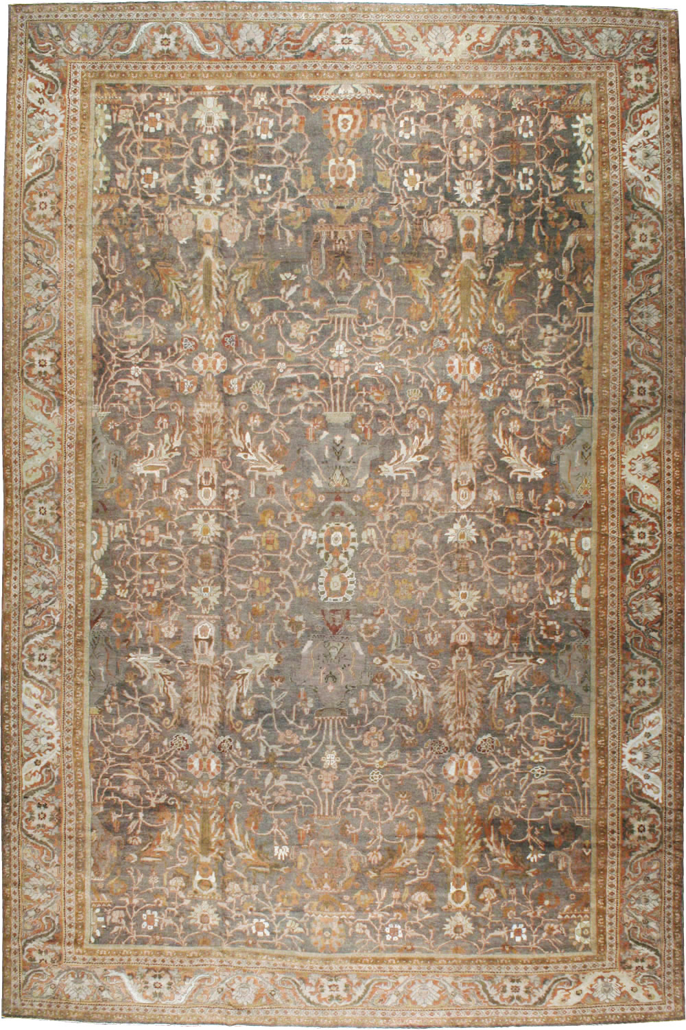 Antique Persian Mahal Carpet, No.19261 - Gsblank