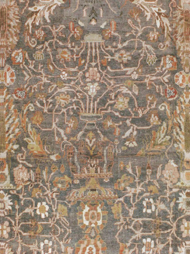 Antique Persian Mahal Carpet, No.19261 - Gsblank