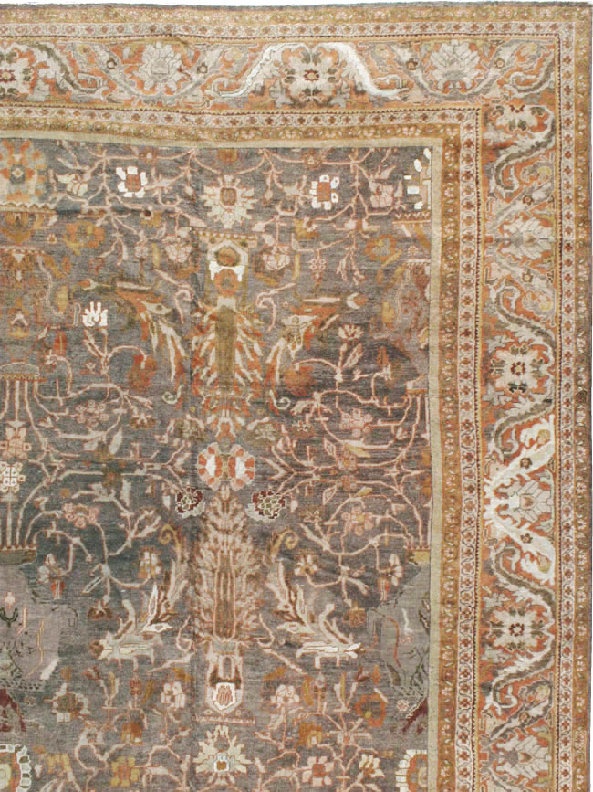 Antique Persian Mahal Carpet, No.19261 - Gsblank