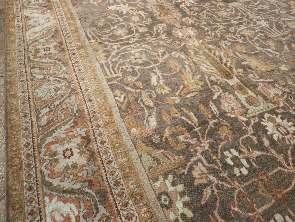 Antique Persian Mahal Carpet, No.19261 - Gsblank