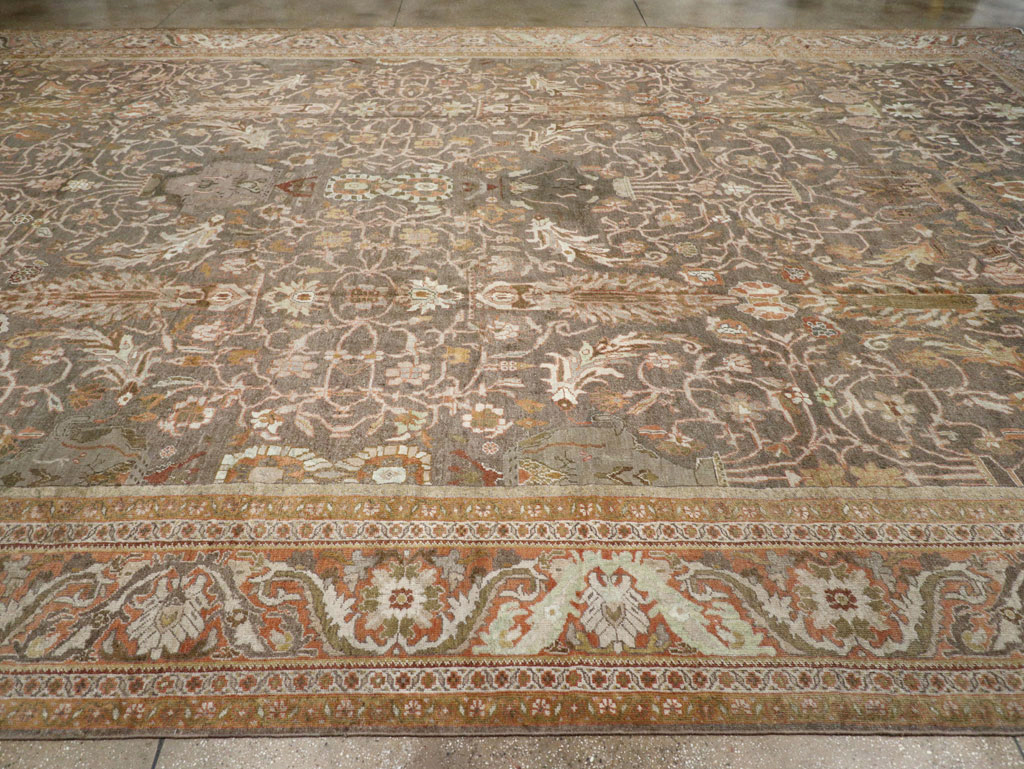 Antique Persian Mahal Carpet, No.19261 - Gsblank