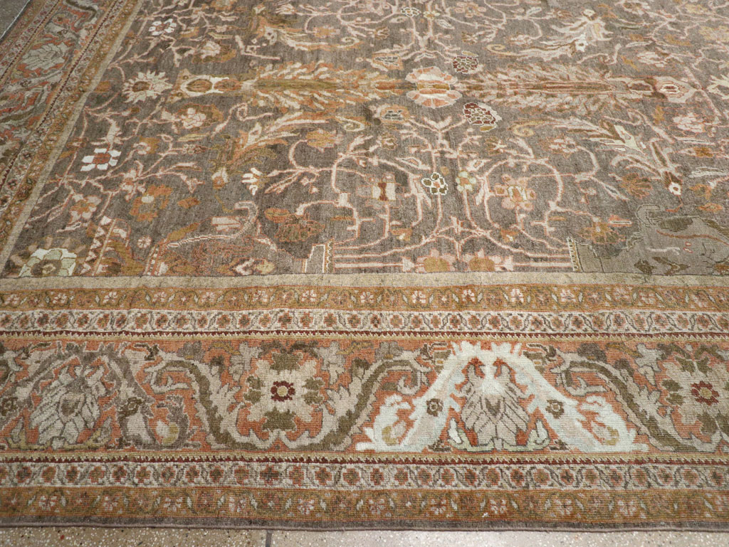 Antique Persian Mahal Carpet, No.19261 - Gsblank