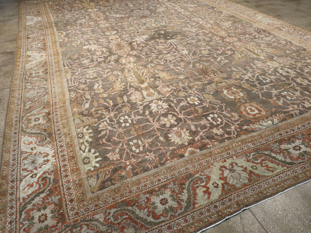 Antique Persian Mahal Carpet, No.19261 - Gsblank