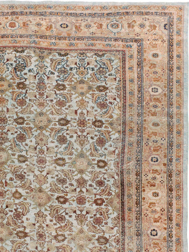 Antique Persian Mahal Carpet, No.19297 - Gsblank