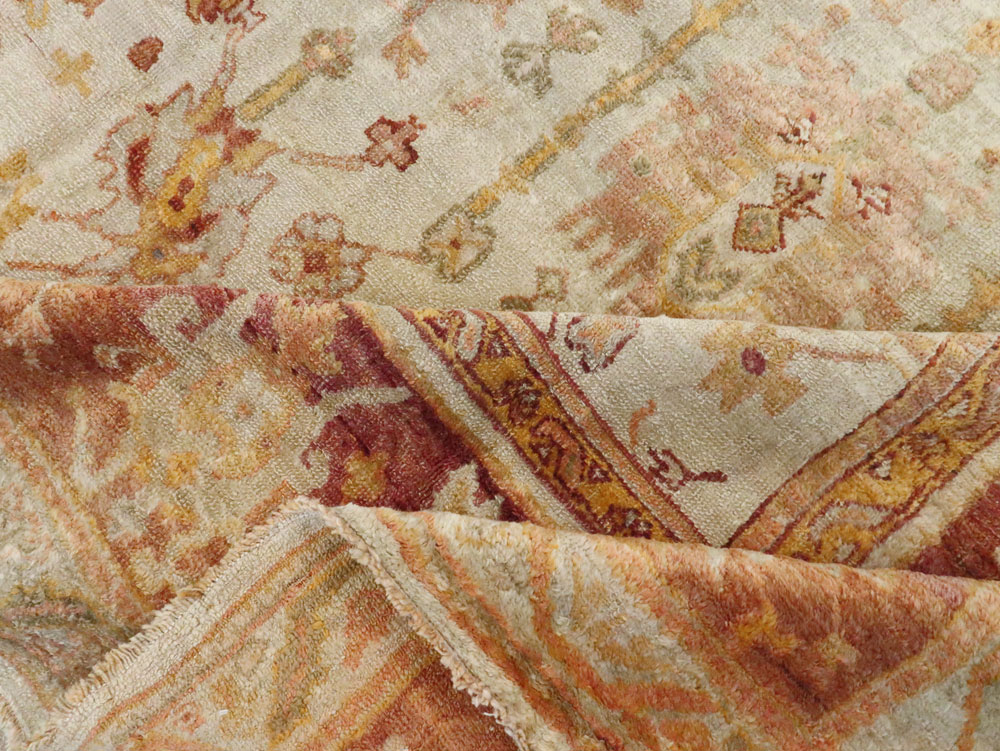 Antique Turkish Oushak Carpet, No.19942 - Gsblank