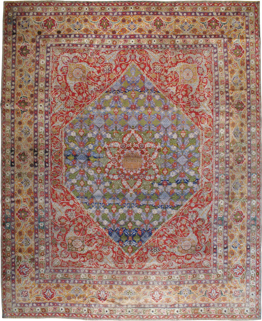 Antique Persian Tabriz Carpet, No.19943 - Gsblank