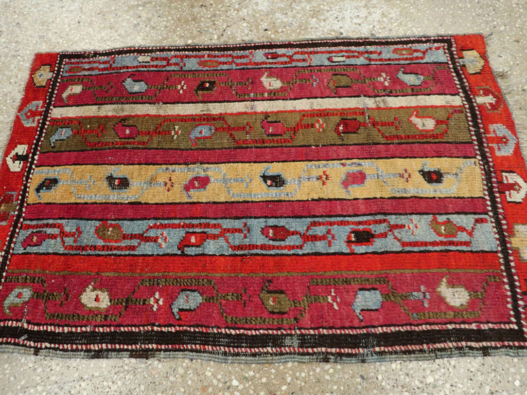 Antique Turkish Ghiordes Rug, No.19944 - Gsblank