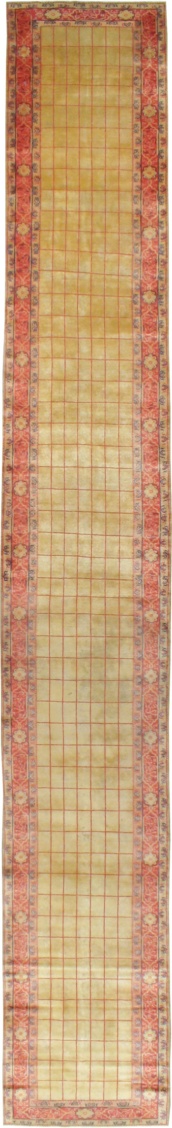 Antique Turkish Borlou Oushak Runner, No.19945 - Gsblank