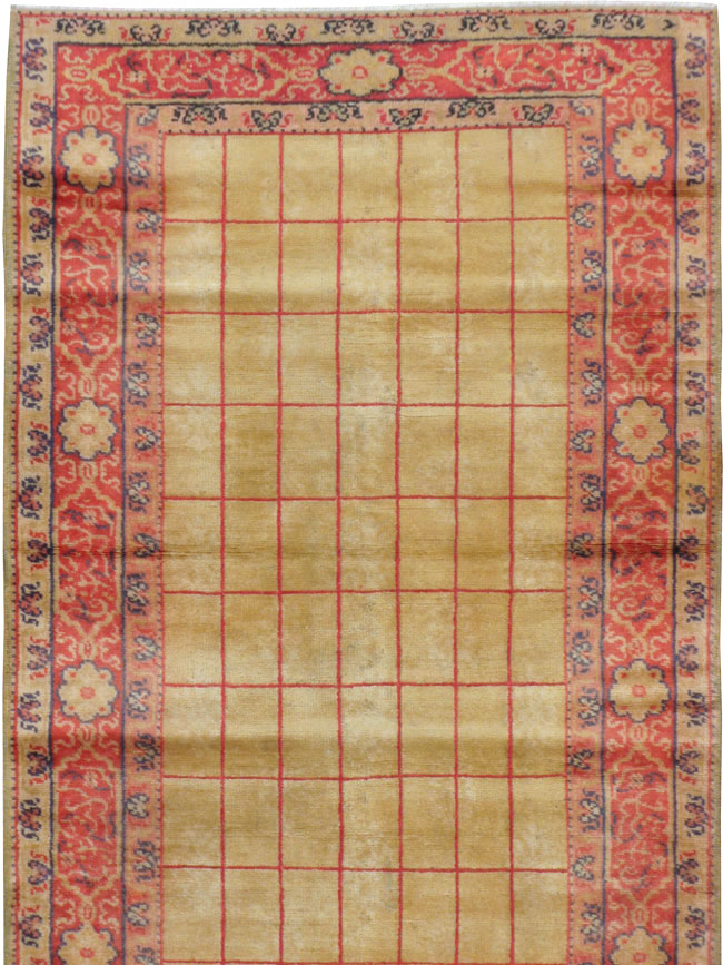 Antique Turkish Borlou Oushak Runner, No.19945 - Gsblank