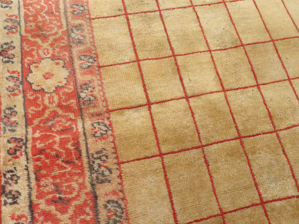 Antique Turkish Borlou Oushak Runner, No.19945 - Gsblank