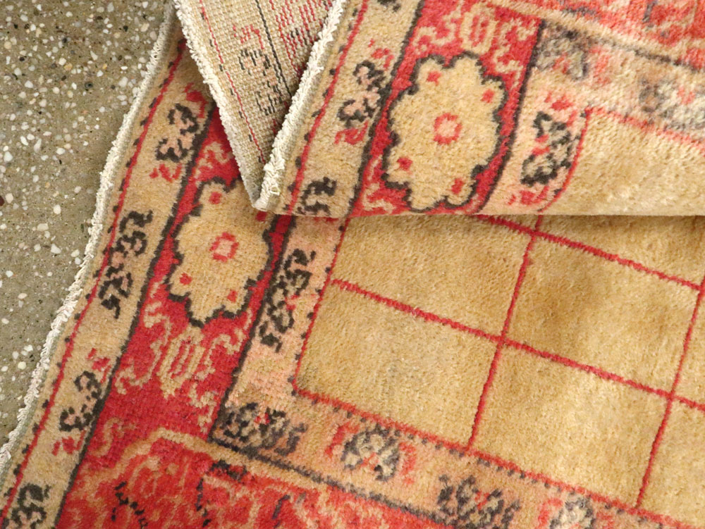 Antique Turkish Borlou Oushak Runner, No.19945 - Gsblank