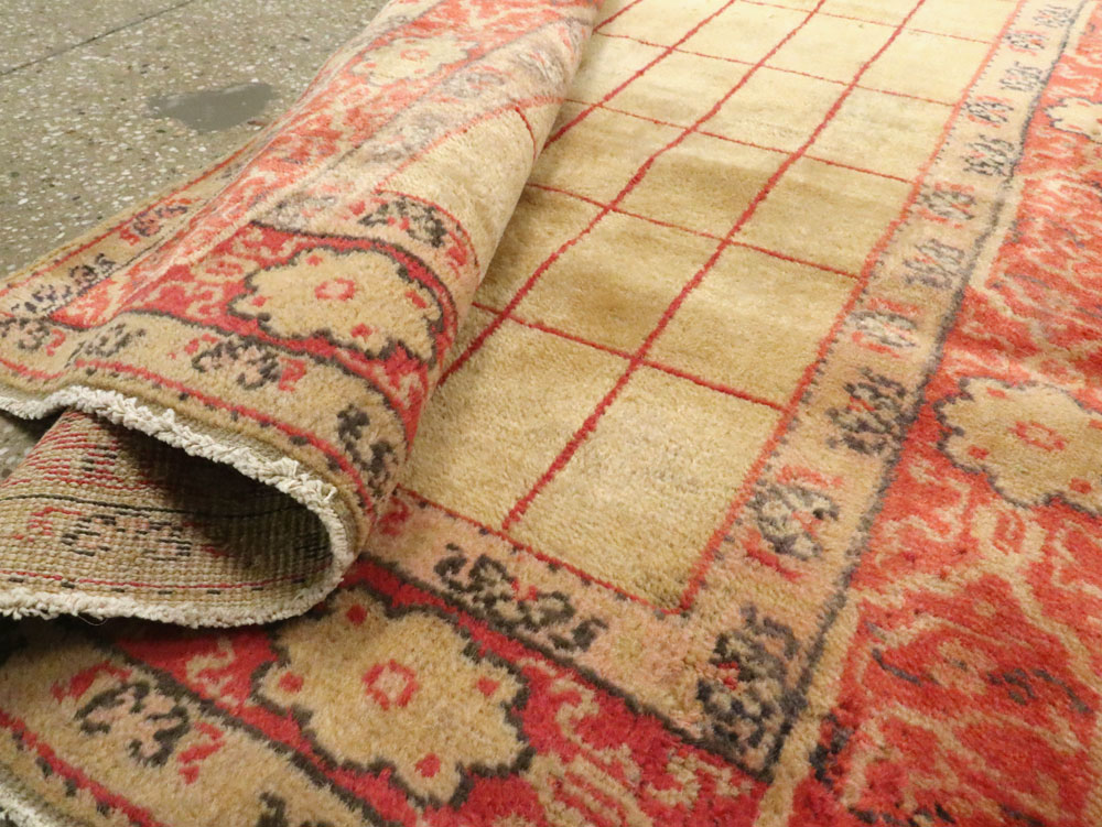 Antique Turkish Borlou Oushak Runner, No.19945 - Gsblank