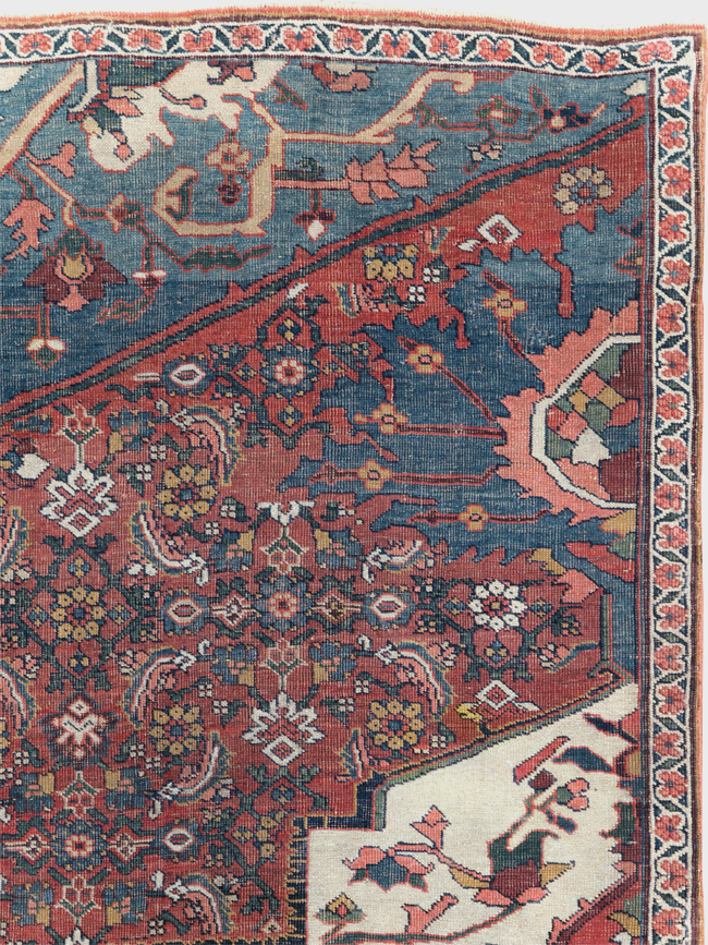 Antique Persian Bidjar Sampler Rug, No.19947 - Gsblank