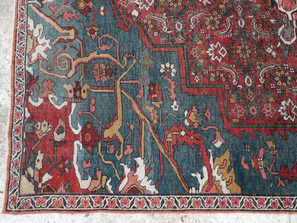 Antique Persian Bidjar Sampler Rug, No.19947 - Gsblank
