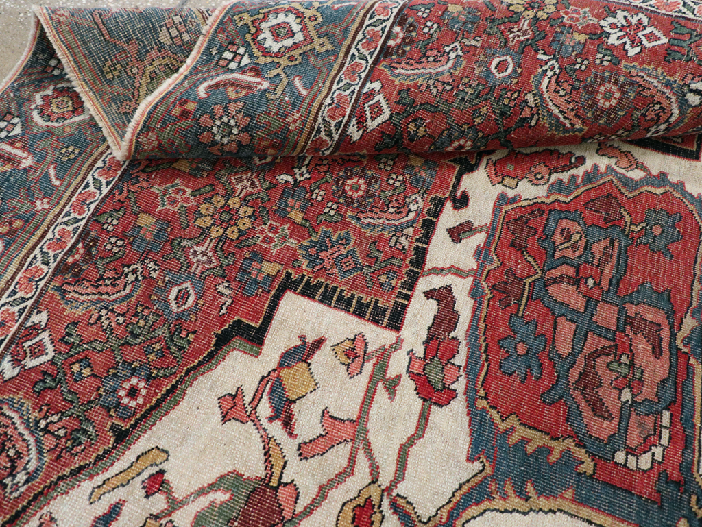 Antique Persian Bidjar Sampler Rug, No.19947 - Gsblank