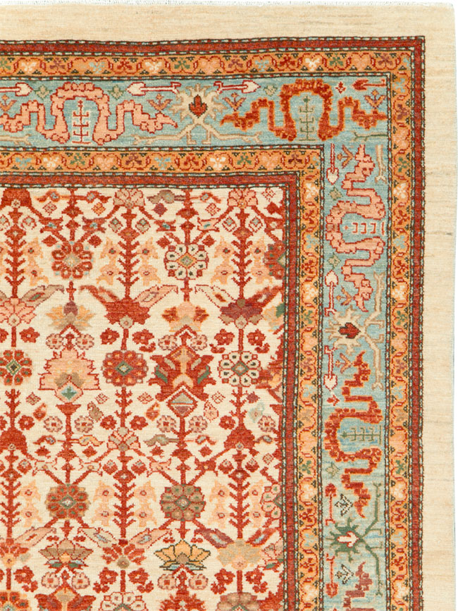 Modern Persian Malayer Accent Rug, No.19962 - Gsblank